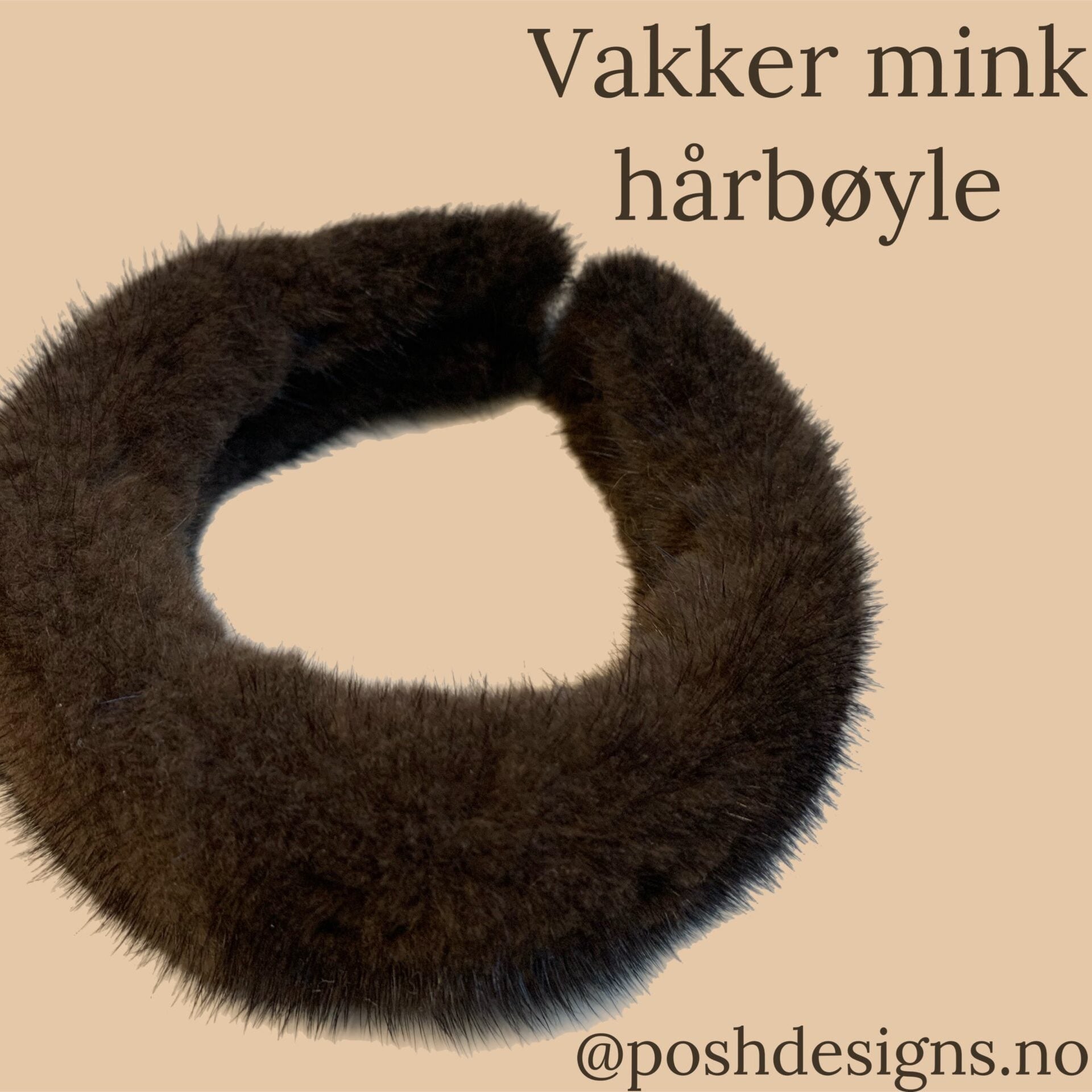 Mink hårbøyle