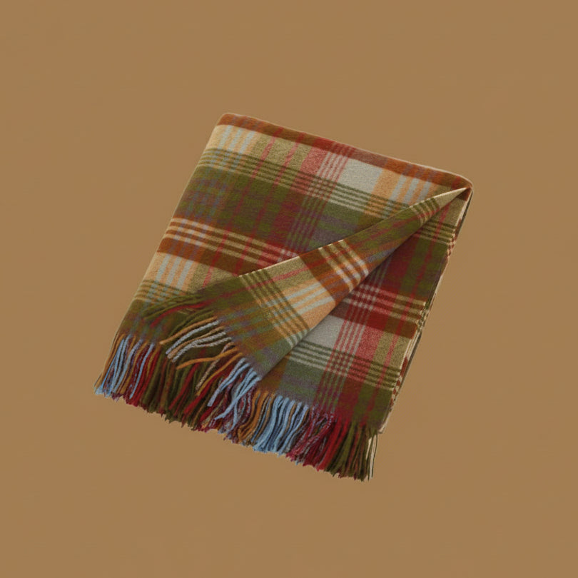 Ancient Tartan ullpledd fra Mulberry