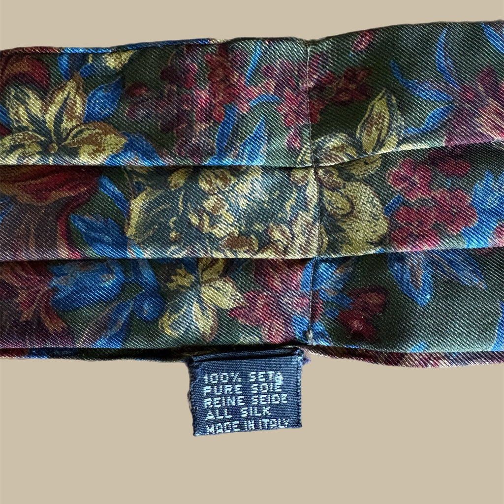 Vintage Mulberry England – Eksklusiv Cravat i 100 % Silke