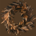 Fjærkrans – brun, 35–45 cm