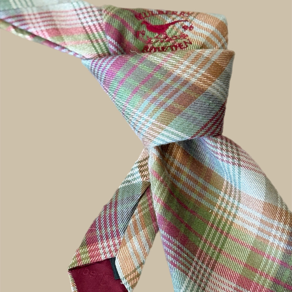 Vintage Mulberry-slips Tartan