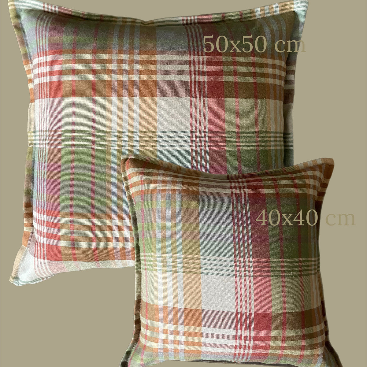 Mulberry Ancient tartan putetrekk 50x50 cm