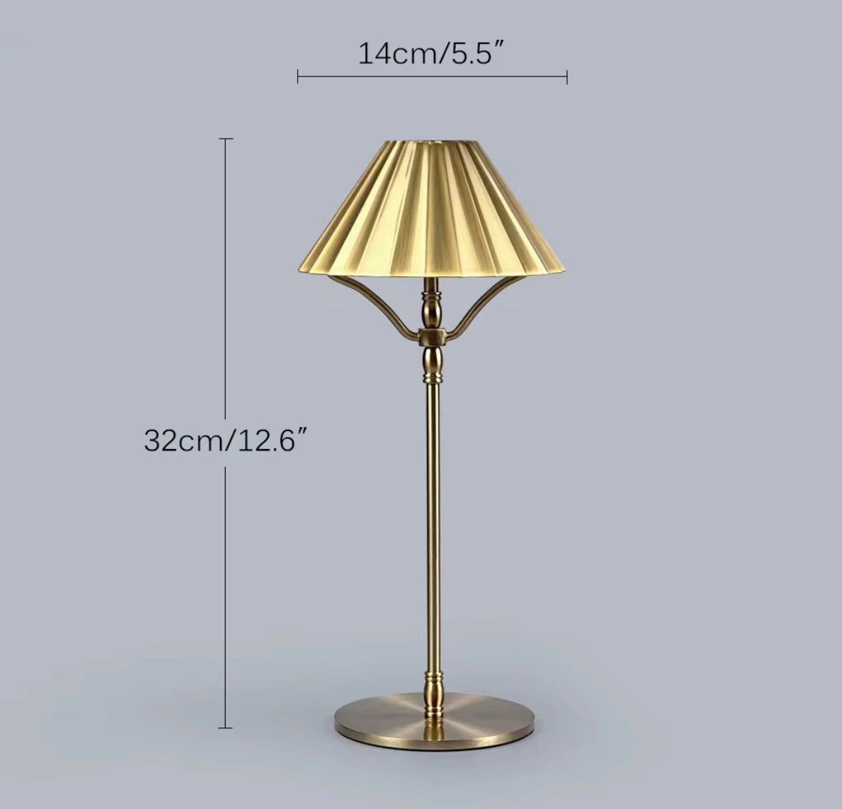 Marbella oppladbar bordlampe