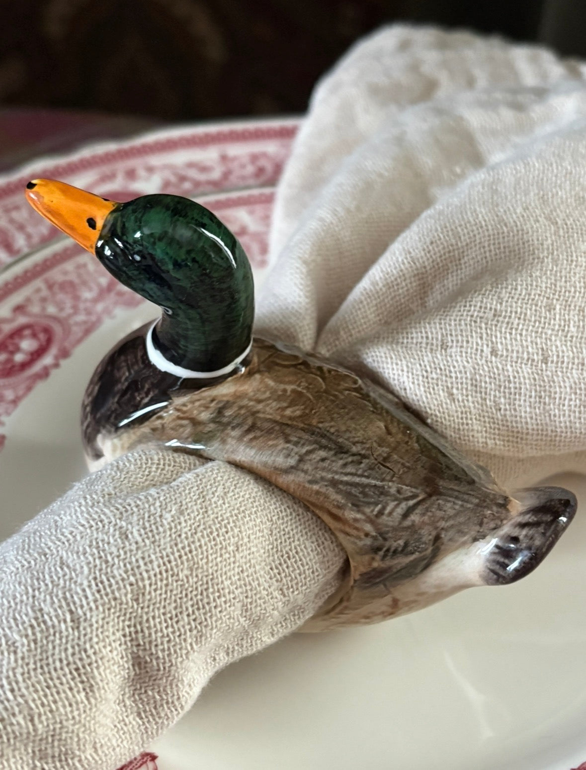 Serviettring duck 6-pakning