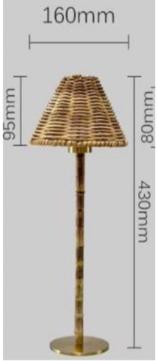 Portofino oppladbar bordlampe