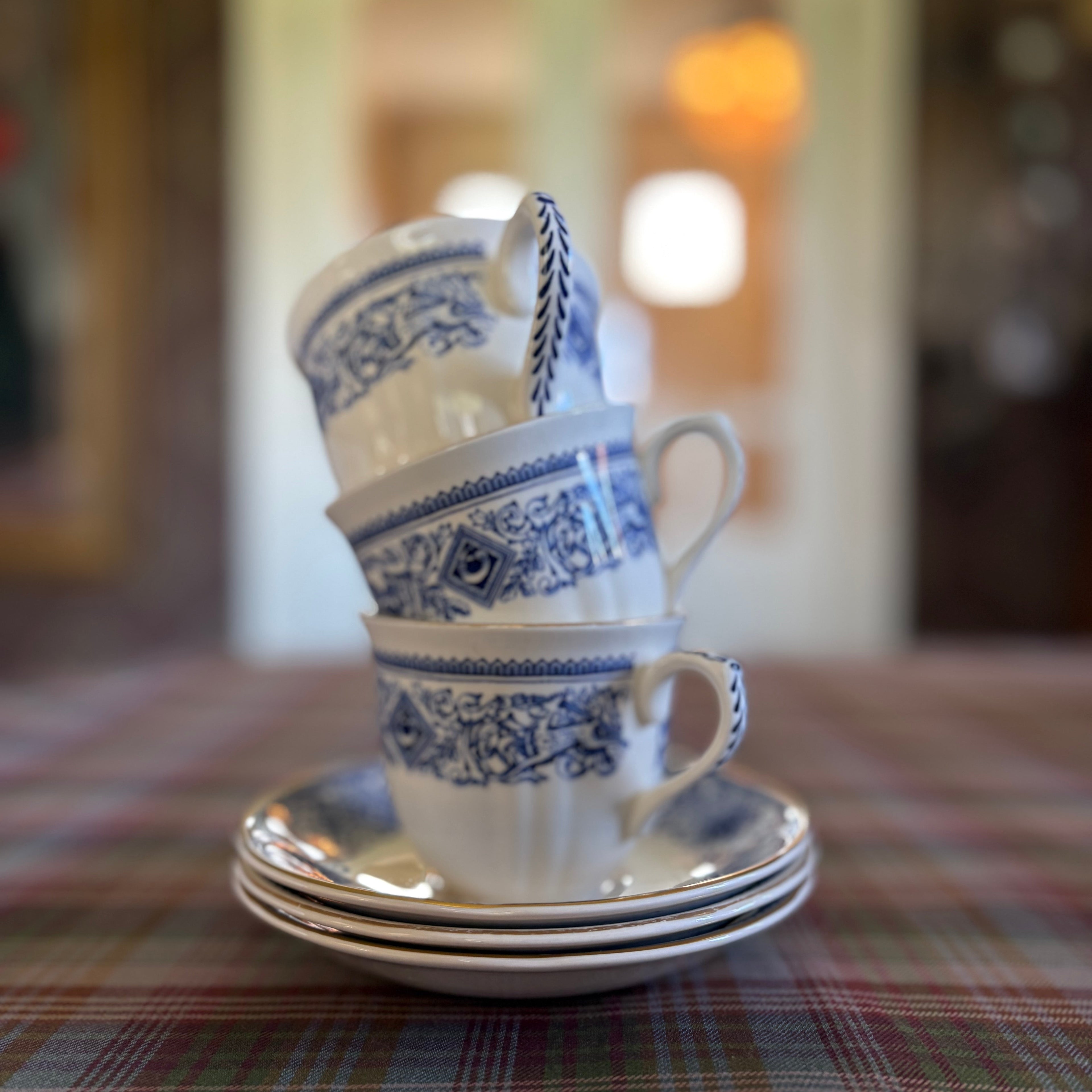 Vintage Mulberry Home kaffekopper med skål
