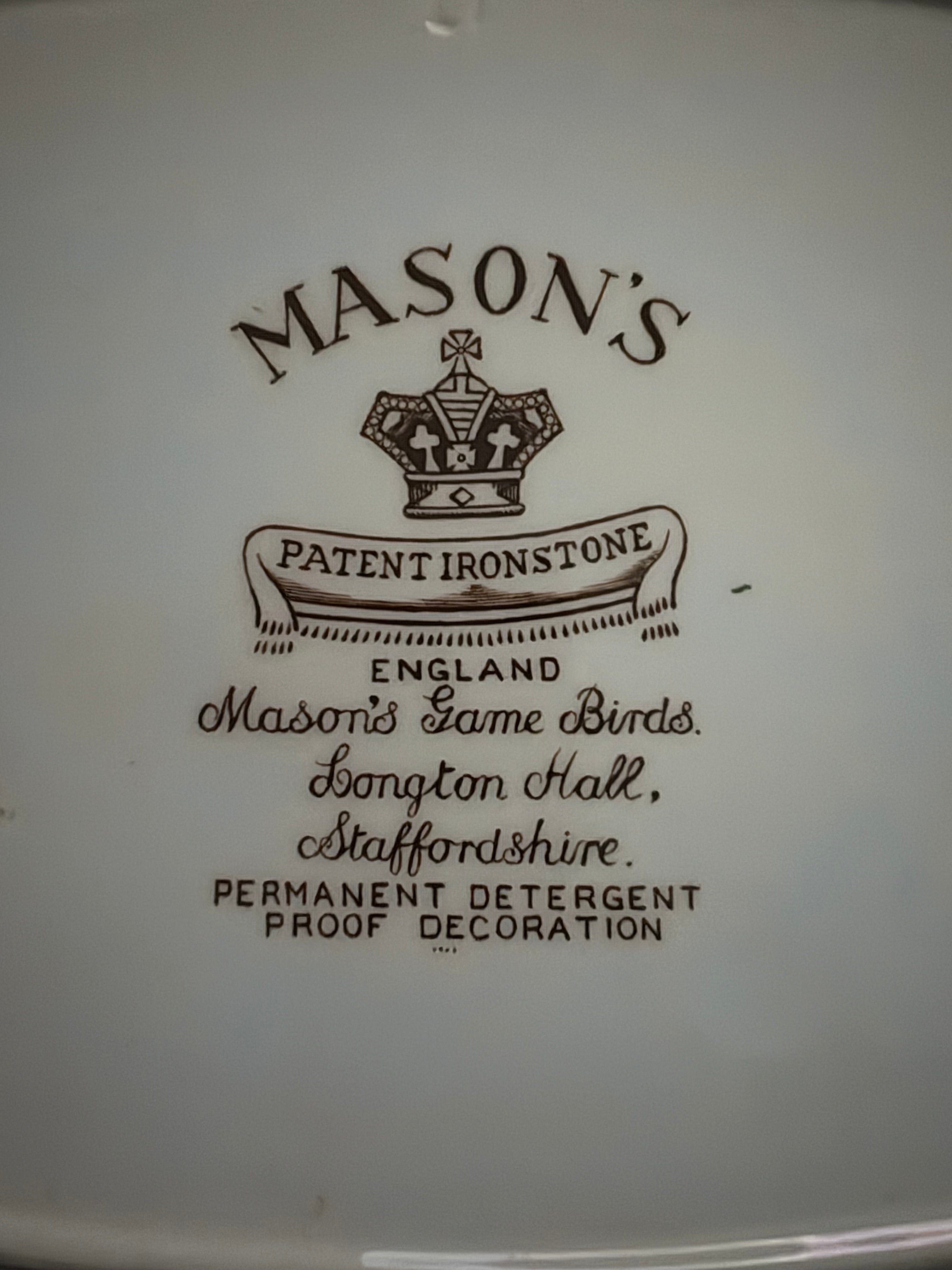 Fantastisk vintage serveringsfat fra Mason´s
