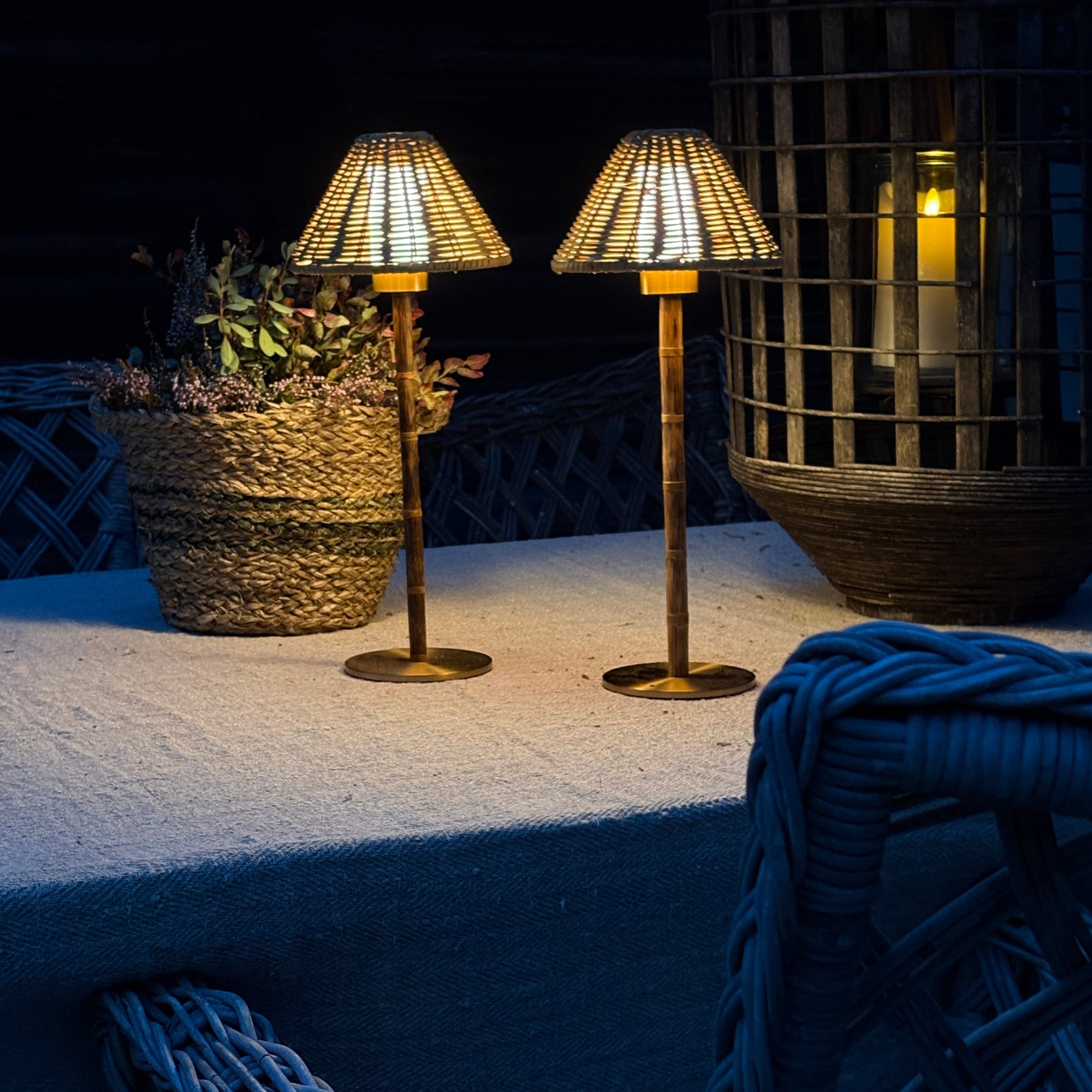 Portofino oppladbar bordlampe