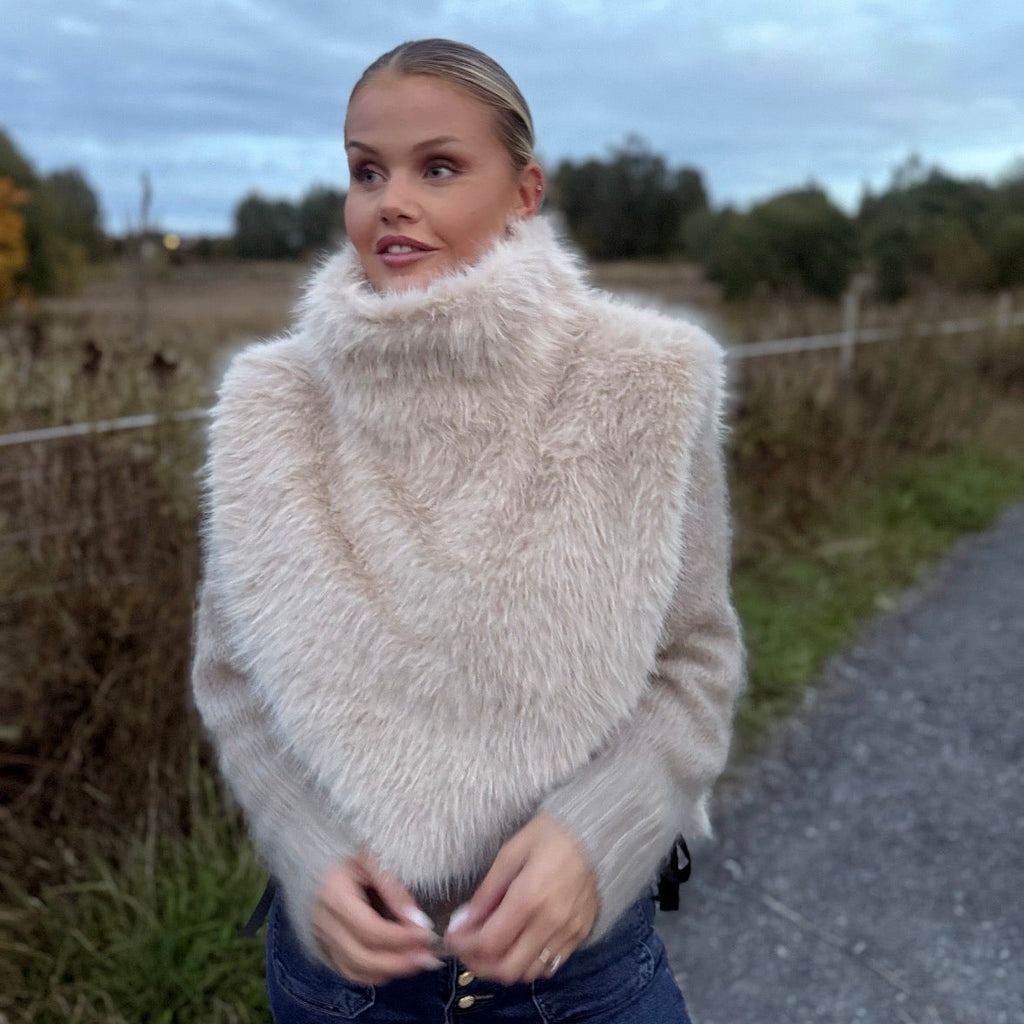 Posh faux fur mink gilet