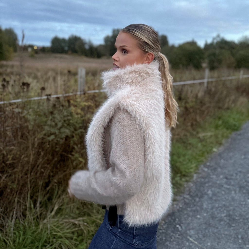 Posh faux fur mink gilet